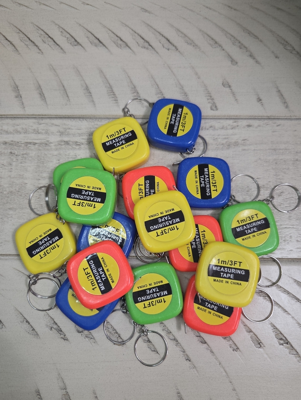 (Buy Now) 1 Mini Tape Measure 3 ft Retractable KeyChain/Tape Measure, NEW
